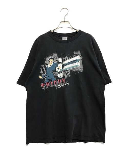 アニメーションTシャツ（アニメーションTシャツ）アニメーションTシャツ (アニメーションTシャツ) 00s TRIGUN(トライガン) アニメーションTシャツ ブラック サイズ:XLの古着・服飾アイテム