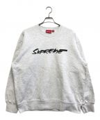 SUPREMEシュプリーム）の古着「futura logo crewneck」｜グレー