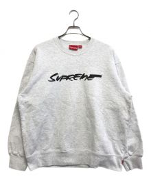 SUPREME（シュプリーム）の古着「futura logo crewneck」｜グレー