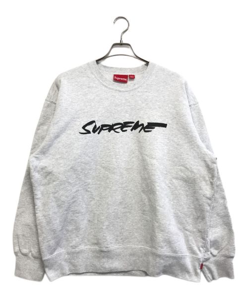 SUPREME（シュプリーム）SUPREME (シュプリーム) futura logo crewneck グレー サイズ:LARGEの古着・服飾アイテム