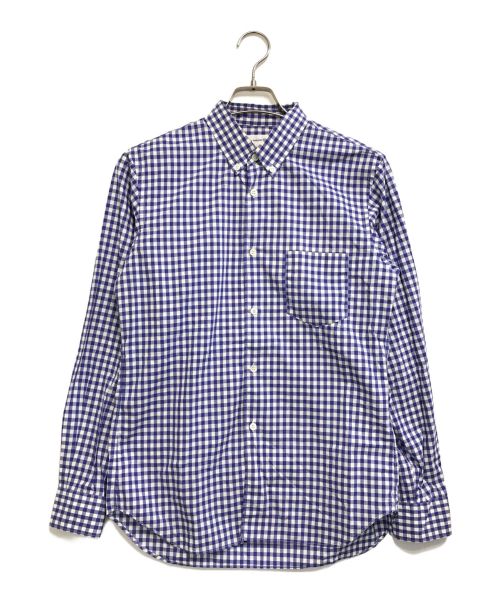 COMME des GARCONS SHIRT（コムデギャルソンシャツ）COMME des GARCONS SHIRT (コムデギャルソンシャツ) ギンガムチェックシャツ ブルー サイズ:Mの古着・服飾アイテム