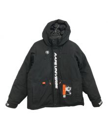 Aape BY A BATHING APE（エーエイプ バイ アベイシングエイプ）の古着「ダウンジャケット」｜ブラック