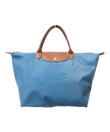 LONGCHAMP（ロンシャン）の古着「トートバッグ」｜スカイブルー