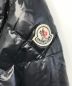 中古・古着 MONCLER (モンクレール) ダウンジャケット ブラック サイズ:SIZE 0：25000円