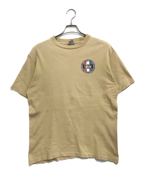 stussy（ステューシー）stussy (ステューシー) Tシャツ ベージュ サイズ:Lの古着・服飾アイテム