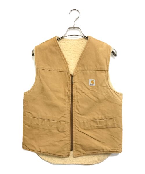 CarHartt（カーハート）CarHartt (カーハート) 裏ボアダックベスト カーキ サイズ:Mの古着・服飾アイテム