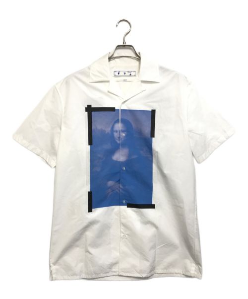 OFFWHITE（オフホワイト）OFFWHITE (オフホワイト) Blue Monalisa Holiday S/S Shirt ホワイト サイズ:Ｍの古着・服飾アイテム