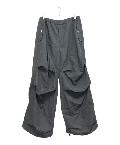 jieda（ジエダ）jieda (ジエダ) LOOSE PARACHUTE PANTS グレー サイズ:２の古着・服飾アイテム