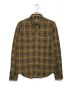 RRL（ダブルアールエル）の古着「Pleated Plaid Work Shirts」｜ブラウン