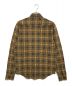 RRL (ダブルアールエル) Pleated Plaid Work Shirts ブラウン サイズ:175/96A sizeM 未使用品：22000円