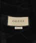 中古・古着 GUCCI (グッチ) henille Logo Embroidered Oversized Hoodie ブラック サイズ:Ｓ：40000円