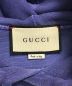 中古・古着 GUCCI (グッチ) インターロッキングGプリントパーカー パープル サイズ:XS：30000円