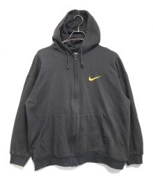 NIKE（ナイキ）の古着「2トーンジップパーカー」｜ブラック