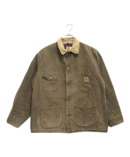 CarHartt（カーハート）CarHartt (カーハート) ブランケット付きカバーオール ブラウン サイズ:LARGEの古着・服飾アイテム