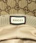 中古・古着 GUCCI (グッチ) GGキャンバスバケットハット ブラウン サイズ:M：35000円