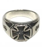 BILL WALL LEATHERビルウォールレザー）の古着「Iron Cross Signet Ring」｜シルバー