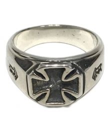 BILL WALL LEATHER（ビルウォールレザー）の古着「Iron Cross Signet Ring」｜シルバー