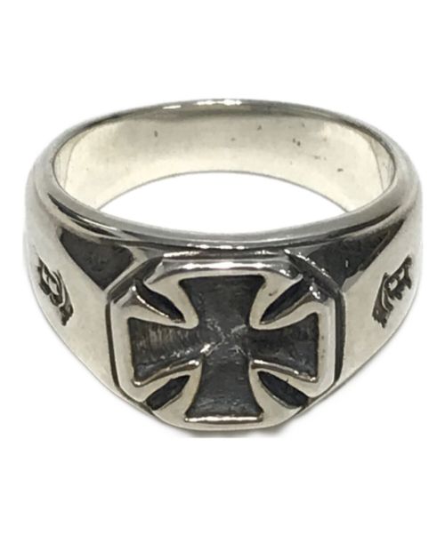 BILL WALL LEATHER（ビルウォールレザー）BILL WALL LEATHER (ビルウォールレザー) Iron Cross Signet Ring シルバー サイズ:17.5の古着・服飾アイテム