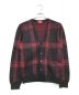 SUPREME（シュプリーム）の古着「Plaid Mohair Cardigan」｜レッド