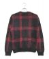 SUPREME (シュプリーム) Plaid Mohair Cardigan レッド サイズ:Ｓ：20000円