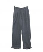 YOKEヨーク）の古着「RIB KNITTED TROUSERS」｜グレー