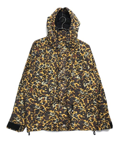 A BATHING APE（アベイシングエイプ）A BATHING APE (アベイシングエイプ) 総柄ナイロンパーカー ブラウン サイズ:Lの古着・服飾アイテム