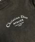 中古・古着 Christian Dior (クリスチャン ディオール) アトリエTシャツ ブラック サイズ:S：14000円