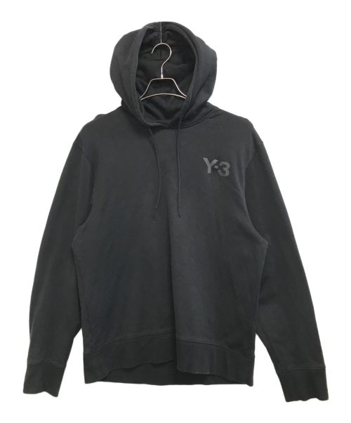 Y-3（ワイスリー）Y-3 (ワイスリー) LOGO HOODIE ブラック サイズ:Mの古着・服飾アイテム