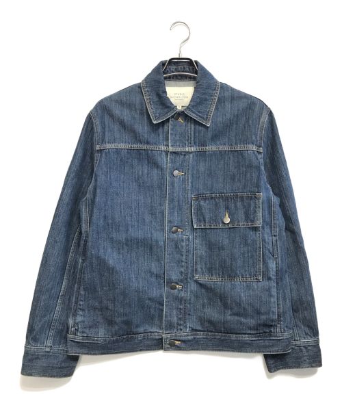 STUDIO NICHOLSON（スタジオニコルソン）STUDIO NICHOLSON (スタジオニコルソン) CARBON SELVEDGE DENIM JACKET インディゴ サイズ:Sの古着・服飾アイテム