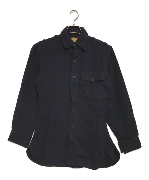 VINTAGE MILITARY（ヴィンテージ ミリタリー）VINTAGE MILITARY (ヴィンテージ ミリタリー) U'S NAVY CPOシャツ ブラック サイズ:表記なしの古着・服飾アイテム