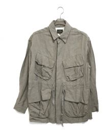 EGO TRIPPING（エゴ トリッピング）の古着「LINEN AIRBORNE JACKET」｜ベージュ