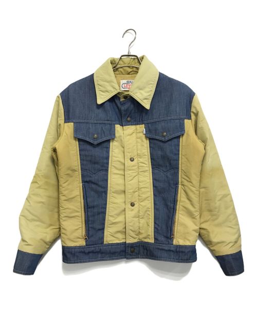 LEVI'S（リーバイス）LEVI'S (リーバイス) デニム切替中綿ジャケット ベージュ サイズ:Lの古着・服飾アイテム