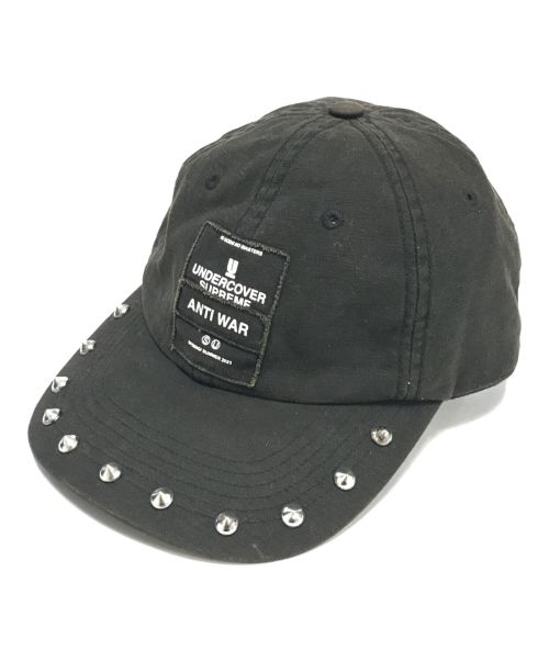 UNDERCOVER（アンダーカバー）UNDERCOVER (アンダーカバー) SUPREME (シュプリーム) Studded 6-Panel ブラックの古着・服飾アイテム