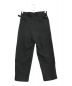 URU (ウル) FANCY TWEED-2 TUCK PANTS ブラック サイズ:1：13000円