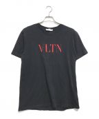 VALENTINOヴァレンティノ）の古着「プリントTシャツ」｜ブラック