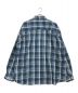 el conductorH (コンダクター) Combination Check Flannel Shirt ブルー サイズ:4 未使用品：18000円