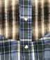 中古・古着 el conductorH (コンダクター) Combination Check Flannel Shirt ブルー サイズ:4 未使用品：18000円