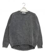 nonnativeノンネイティブ）の古着「ROOPER SWEATER COTTON YARN OVERDYED VW」｜ブラック