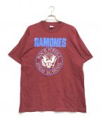 バンドTシャツバンドTシャツ）の古着「90's ramones(ラモーンズ) バンドTシャツ」｜レッド