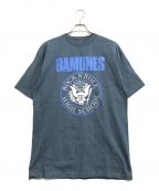 バンドTシャツバンドTシャツ）の古着「90's ramones(ラモーンズ) バンドTシャツ」｜グレー