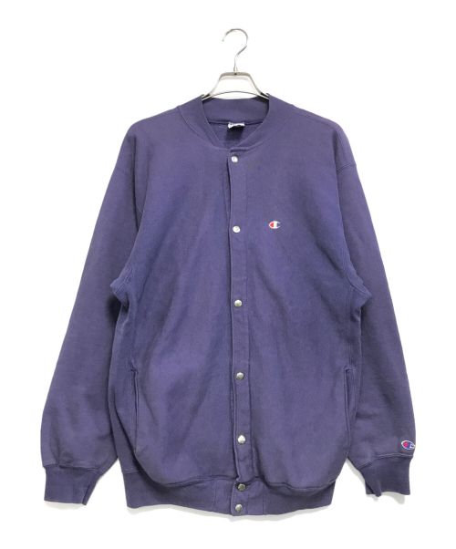 Champion（チャンピオン）Champion (チャンピオン) スナップカーディガン ネイビー サイズ:XLの古着・服飾アイテム