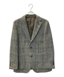 CRICKET×Harris Tweed（クリケット×ハリスツイード）の古着「ツイードテーラードジャケット　271-79-50701-20」｜ホワイト