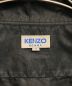 中古・古着 KENZO (ケンゾー) 半袖ジップアップシャツ ブラック サイズ:3：8000円