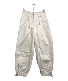 refomed（リフォメッド）の古着「KATSURAGI DENIM KNICKERBOCKERS」｜ホワイト