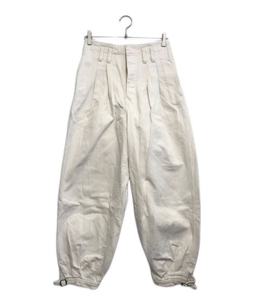 refomed（リフォメッド）refomed (リフォメッド) KATSURAGI DENIM KNICKERBOCKERS ホワイト サイズ:1の古着・服飾アイテム