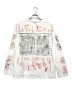 CHARLES JEFFREY LOVERBOY (チャールズ ジェフリー ラバーボーイ) アート柄ロングスリーブTシャツ ホワイト サイズ:S：11000円