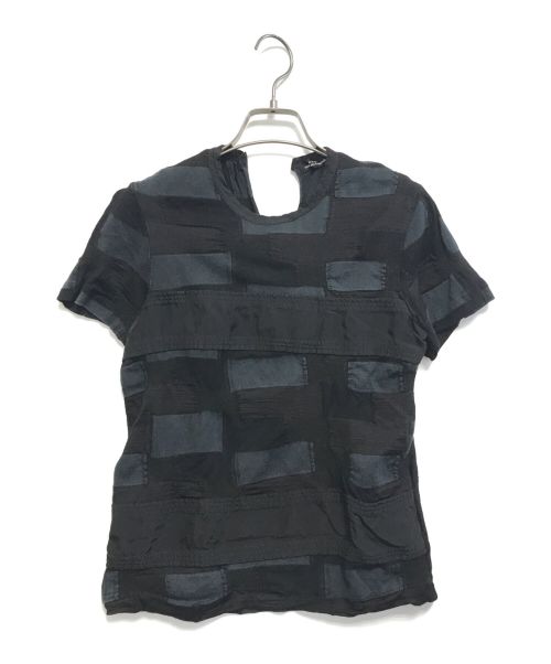 tricot COMME des GARCONS（トリココムデギャルソン）tricot COMME des GARCONS (トリココムデギャルソン) パッチワークｔシャツ ブラック サイズ:表記なしの古着・服飾アイテム