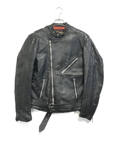 BELSTAFF（ベルスタッフ）BELSTAFF (ベルスタッフ) レザージャケット ブラック サイズ:タグ劣化の為不明の古着・服飾アイテム