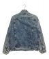 LEVI'S (リーバイス) ケミカルウォッシュデニムジャケット インディゴ サイズ:M：17000円