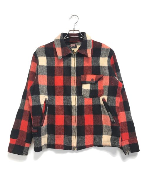 WOOLRICH（ウールリッチ）WOOLRICH (ウールリッチ) ウールジャケット レッド サイズ:46の古着・服飾アイテム